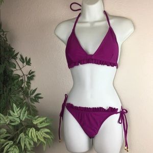 New Women’s Ruffle bikini Set Small